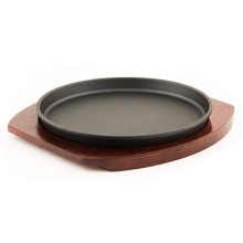 Amason Hot Sale Gusseisen Steak Platte gesetzt, Fajita Pan, 8.5 &quot;D